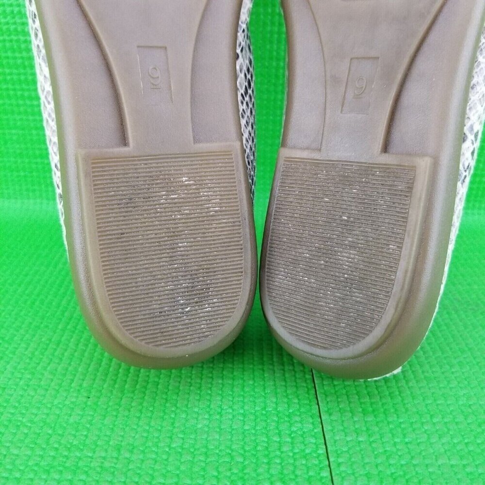 ✅Aerosoles Sherbet Faux Snake-Skin Ballet Flats Women's 9M Slip On Shoes - Picture 16 of 16